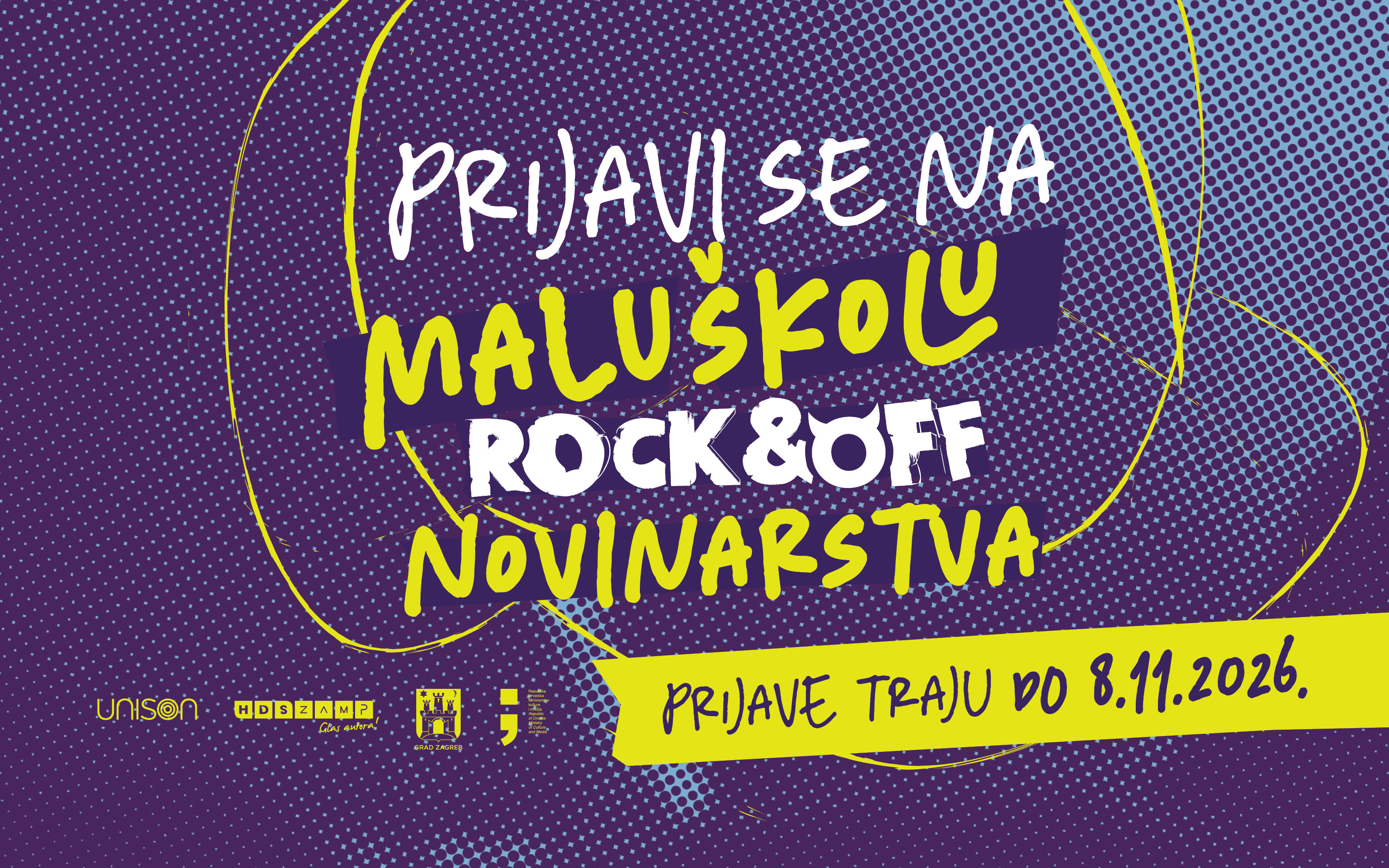 Otvorene prijave za šesto izdanje Male škole Rock&Off novinarstva!