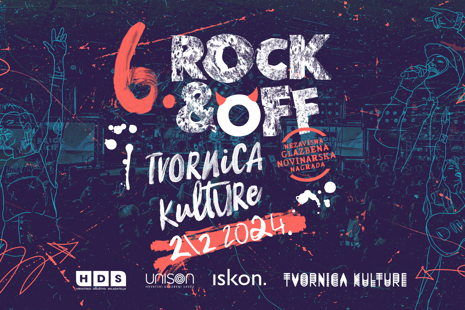 Počinje najbolji party u gradu - pratite uživo dodjelu nagrada Rock&Off od 19:30h!